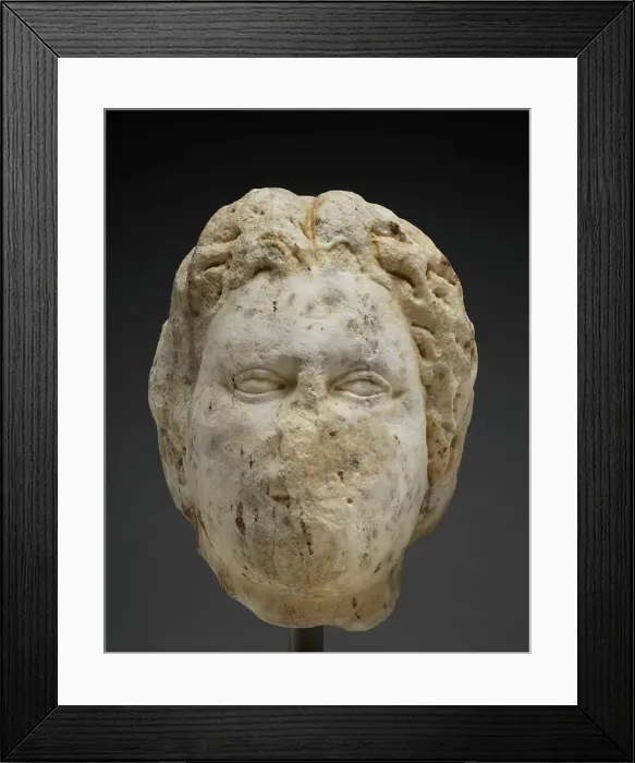 Framed Print : Head of Alexander the Great, 1st-2nd century A.D. Creator: Unknown Framed Print : Head of Alexander the Great, 1st-2nd century A.D. Creator: Unknown