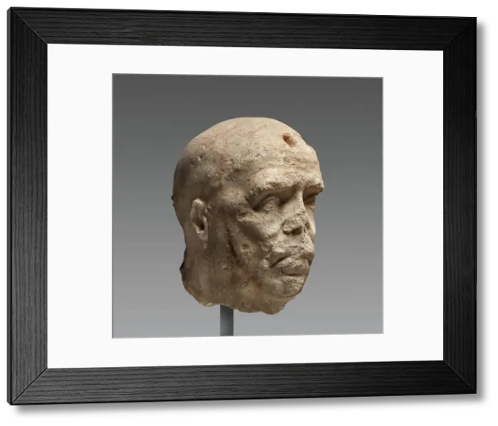 Framed Print : Over Life-Size Relief Head of Emperor Galba?, about A.D. 69. Creator: Unknown Framed Print : Over Life-Size Relief Head of Emperor Galba?, about A.D. 69. Creator: Unknown
