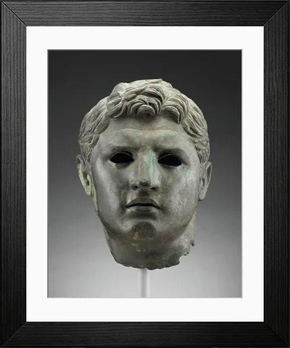 Framed Print : Portrait of a Man, 1st century B.C. Creator: Unknown Framed Print : Portrait of a Man, 1st century B.C. Creator: Unknown