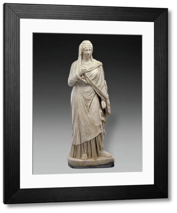 Framed Print : Portrait of Faustina the Elder, A.D. 140-160. Creator: Unknown Framed Print : Portrait of Faustina the Elder, A.D. 140-160. Creator: Unknown