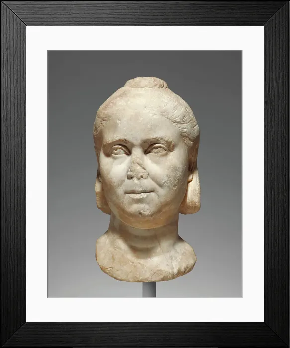 Framed Print : Portrait Head of an Empress, second quarter of 3rd century A.D. Creator: Unknown Framed Print : Portrait Head of an Empress, second quarter of 3rd century A.D. Creator: Unknown