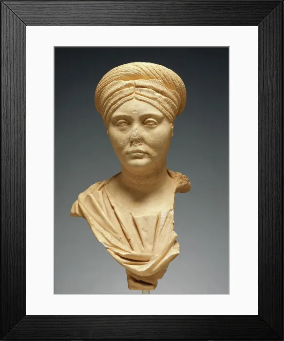 Framed Print : Portrait Bust of a Roman Matron, A.D. 140-150. Creator: Unknown Framed Print : Portrait Bust of a Roman Matron, A.D. 140-150. Creator: Unknown