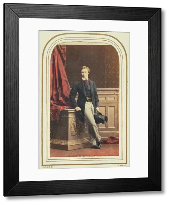 Framed Print : H.R.H. Prince of Wales, June 6, 1861. Creator: Camille Silvy Framed Print : H.R.H. Prince of Wales, June 6, 1861. Creator: Camille Silvy