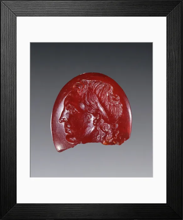 Framed Print : Fragment of an Engraved Gem, first half of 1st century A.D. Creator: Unknown Framed Print : Fragment of an Engraved Gem, first half of 1st century A.D. Creator: Unknown
