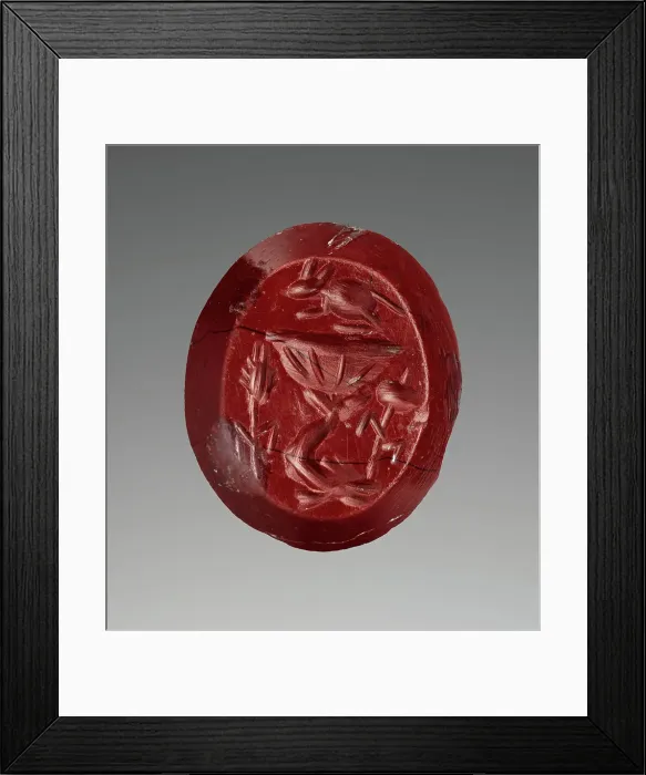 Framed Print : Engraved Gem, 2nd century A.D. Creator: Unknown Framed Print : Engraved Gem, 2nd century A.D. Creator: Unknown