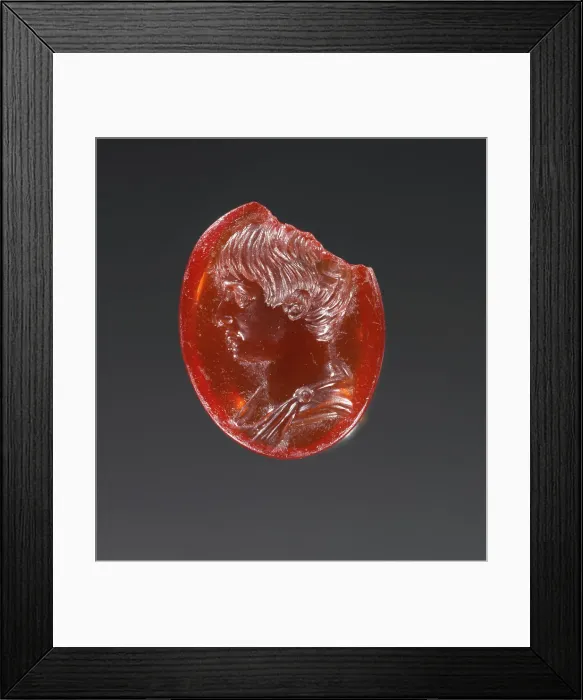 Framed Print : Engraved Gem, about A.D. 20. Creator: Unknown Framed Print : Engraved Gem, about A.D. 20. Creator: Unknown