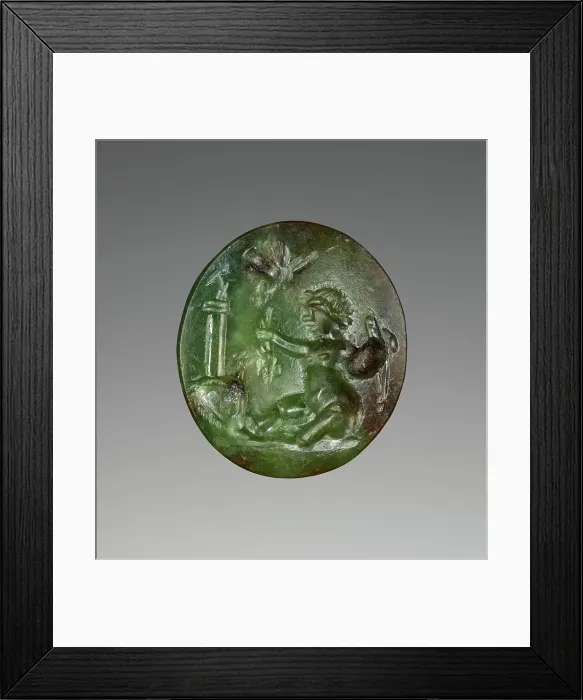 Framed Print : Engraved Gem, 1st century A.D. Creator: Unknown Framed Print : Engraved Gem, 1st century A.D. Creator: Unknown