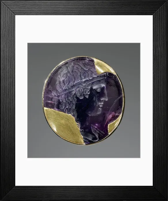 Framed Print : Engraved Gem with Apollo, 30-20 B.C. Creator: Solon Framed Print : Engraved Gem with Apollo, 30-20 B.C. Creator: Solon