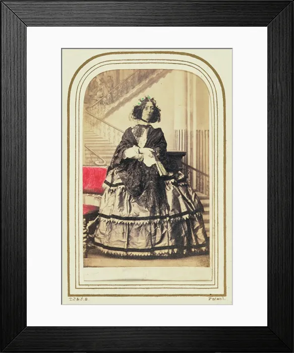 Framed Print : Lady Eleanor Cathcart, July 17, 1861. Creator: Camille Silvy Framed Print : Lady Eleanor Cathcart, July 17, 1861. Creator: Camille Silvy
