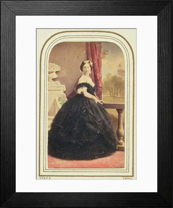 Framed Print : The Duchess of Wellington, about 1860-1869. Creator: Camille Silvy Framed Print : The Duchess of Wellington, about 1860-1869. Creator: Camille Silvy