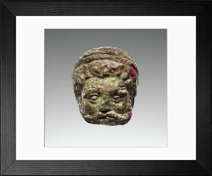 Framed Print : Head of a Bearded Man, 1st-2nd century A.D. Creator: Unknown Framed Print : Head of a Bearded Man, 1st-2nd century A.D. Creator: Unknown