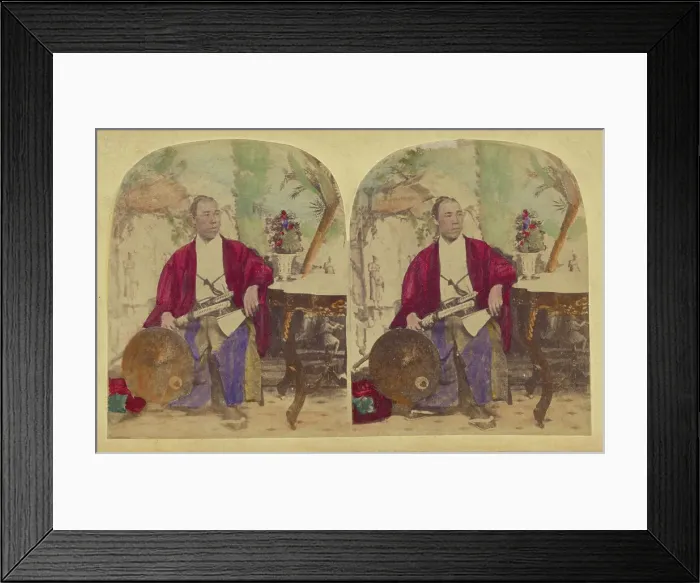 Framed Print : Shiozawa Hikojiro, Member of the First Japanese Diplomatic Mission to the... neg 1860; print 1860s. Creator: Charles De Forest Fredricks Framed Print : Shiozawa Hikojiro, Member of the First Japanese Diplomatic Mission to the... neg 1860; print 1860s. Creator: Charles De Forest Fredricks