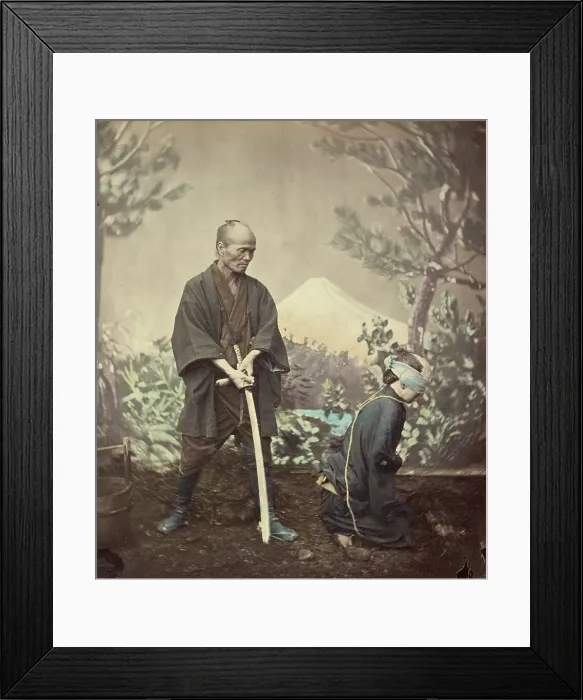 Framed Print : The Executioner, 1866-1867. Creator: Felice Beato Framed Print : The Executioner, 1866-1867. Creator: Felice Beato