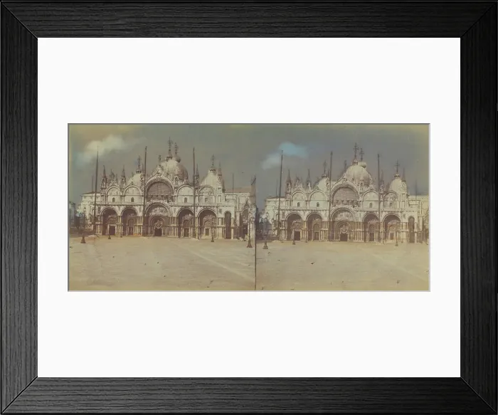 Framed Print : S. Marco / St. Marks Church, Venice, about 1865. Creator: Unknown Framed Print : S. Marco / St. Marks Church, Venice, about 1865. Creator: Unknown