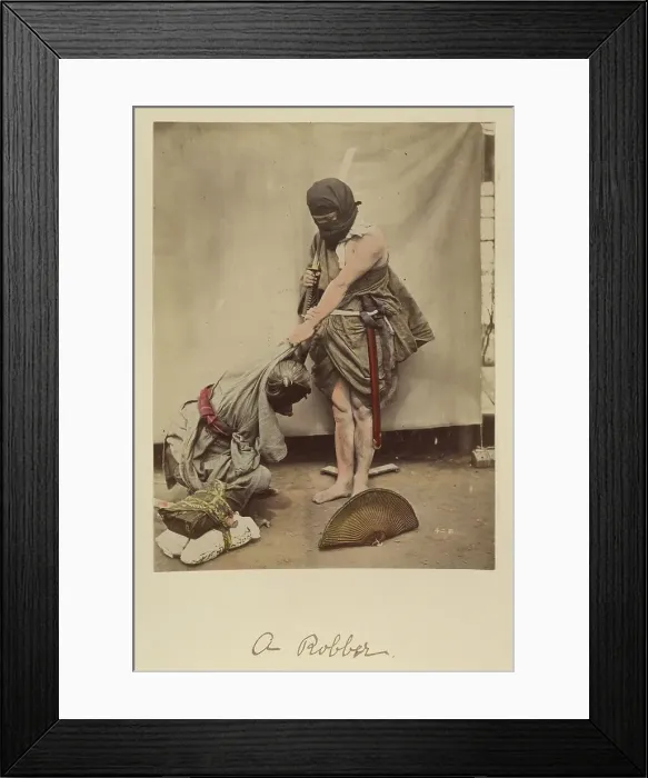 Framed Print : A Robber, about 1873-1883. Creator: Shinichi Suzuki I Framed Print : A Robber, about 1873-1883. Creator: Shinichi Suzuki I