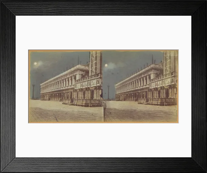 Framed Print : Palazzo Reale / Palace, Venice, about 1865. Creator: Unknown Framed Print : Palazzo Reale / Palace, Venice, about 1865. Creator: Unknown