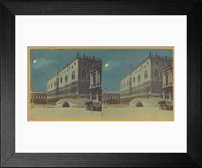 Framed Print : Palazzo Ducale / Ducal Palace, Venice, about 1865. Creator: Unknown Framed Print : Palazzo Ducale / Ducal Palace, Venice, about 1865. Creator: Unknown