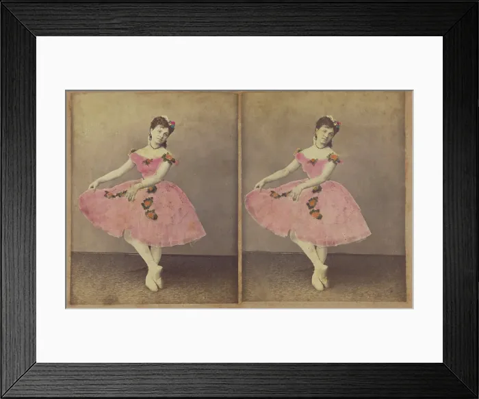 Framed Print : Ballerina, 1860. Creator: Unknown Framed Print : Ballerina, 1860. Creator: Unknown