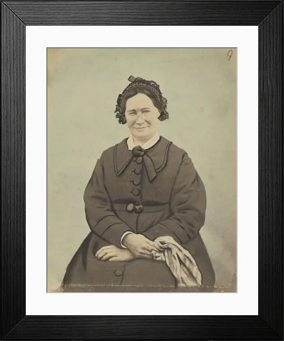 Framed Print : Hannah Copper Grant, about 1860s. Creator: Unknown Framed Print : Hannah Copper Grant, about 1860s. Creator: Unknown