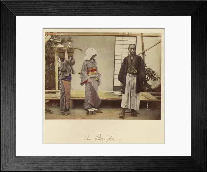 Framed Print : A Bride, about 1873-1883. Creator: Shinichi Suzuki I Framed Print : A Bride, about 1873-1883. Creator: Shinichi Suzuki I