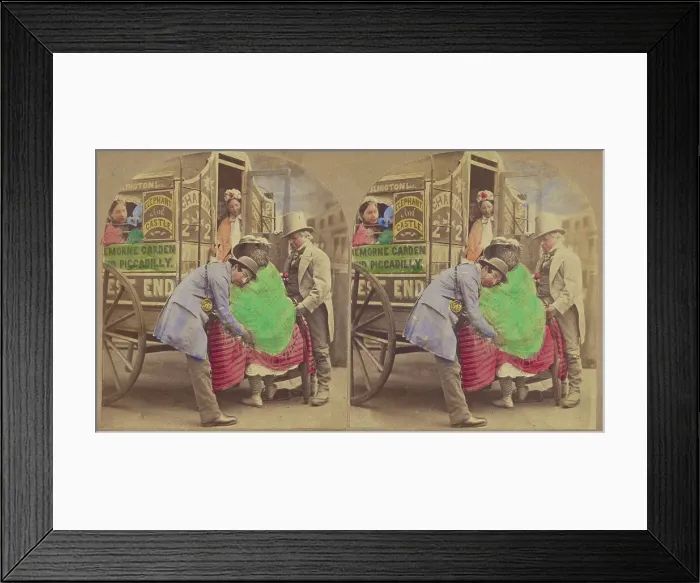 Framed Print : Now Ma-rm, Say When?, about 1860. Creator: Unknown Framed Print : Now Ma-rm, Say When?, about 1860. Creator: Unknown