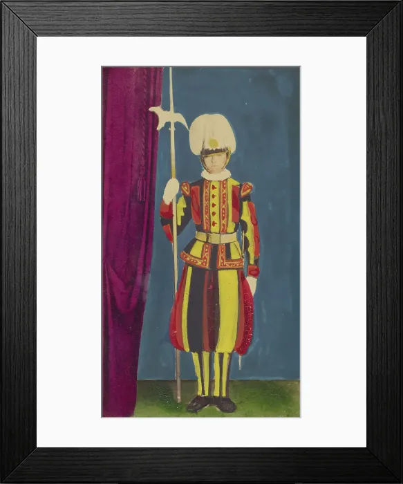 Framed Print : Papal Swiss Guard, 1865-1875. Creator: Unknown Framed Print : Papal Swiss Guard, 1865-1875. Creator: Unknown