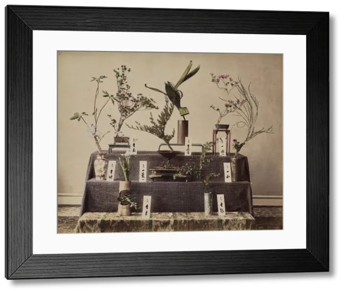 Framed Print : Flowers, about 1875-1890s. Creator: Unknown Framed Print : Flowers, about 1875-1890s. Creator: Unknown