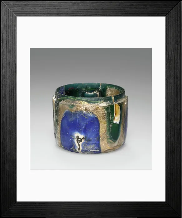 Framed Print : Gold Band Pyxis (missing lid), end of 1st century B.C.-beginning of 1st century A.D. Creator: Unknown