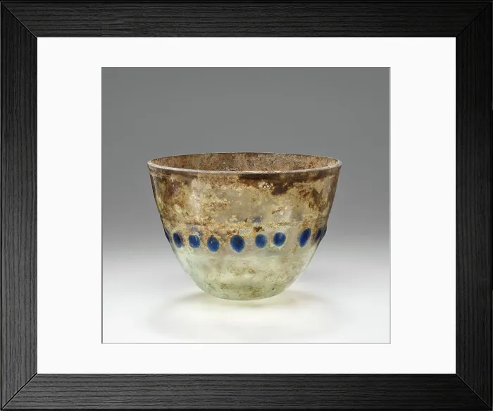Framed Print : Beaker or Lamp, 4th century A.D. Creator: Unknown Framed Print : Beaker or Lamp, 4th century A.D. Creator: Unknown