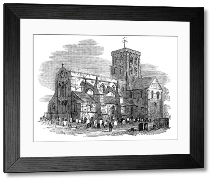 Framed Print : Shoreham Church, Sussex, 1872. Creator: Unknown Framed Print : Shoreham Church, Sussex, 1872. Creator: Unknown