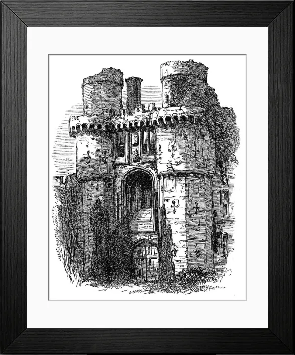 Framed Print : Hurstmonceux Castle, Sussex, 1872. Creator: Unknown Framed Print : Hurstmonceux Castle, Sussex, 1872. Creator: Unknown