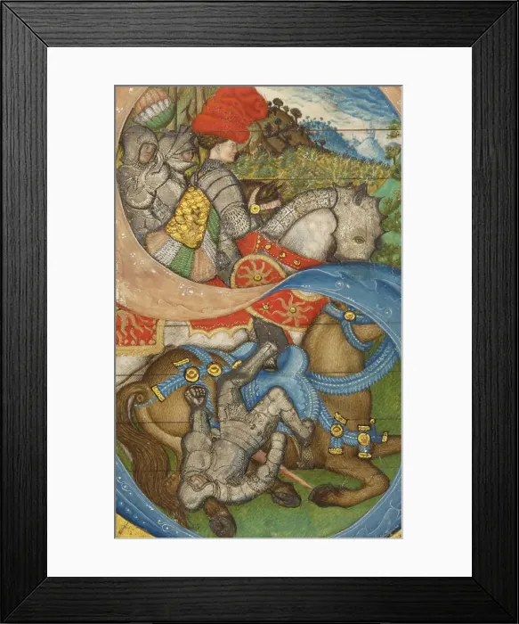 Framed Print : Cutting from a Gradual, about 1440-1450. Creator: Pisanello Framed Print : Cutting from a Gradual, about 1440-1450. Creator: Pisanello