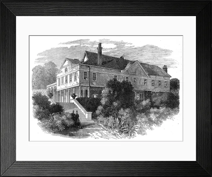 Framed Print : Lauderdale House, High Gate, the new convalescent home of St. Bartholomew's Hospital, 1872. Creator: Unknown Framed Print : Lauderdale House, High Gate, the new convalescent home of St. Bartholomew's Hospital, 1872. Creator: Unknown