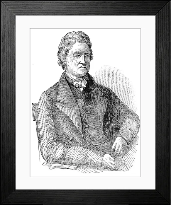 Framed Print : The Late Rev. John Dudley, Vicar of Sileby, Leicestershire, Aged 93, 1856. Creator: Unknown Framed Print : The Late Rev. John Dudley, Vicar of Sileby, Leicestershire, Aged 93, 1856. Creator: Unknown