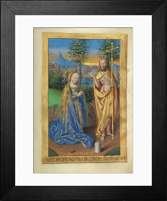 Framed Print : Noli me tangere; Poncher Hours, about 1500. Creator: Master of the Chronique Scandaleuse Framed Print : Noli me tangere; Poncher Hours, about 1500. Creator: Master of the Chronique Scandaleuse