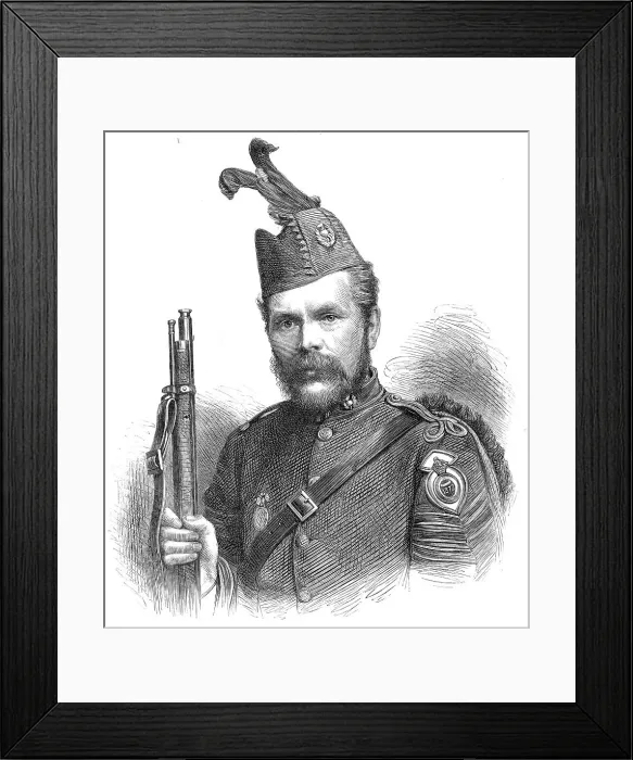 Framed Print : Mr. Michie, the winner of the Queen's Prize at Wimbledon, 1872. Creator: Unknown Framed Print : Mr. Michie, the winner of the Queen's Prize at Wimbledon, 1872. Creator: Unknown