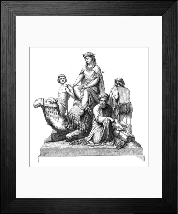 Framed Print : The National Memorial to the Prince Consort: Africa, by W. Theed, 1872. Creator: Unknown Framed Print : The National Memorial to the Prince Consort: Africa, by W. Theed, 1872. Creator: Unknown