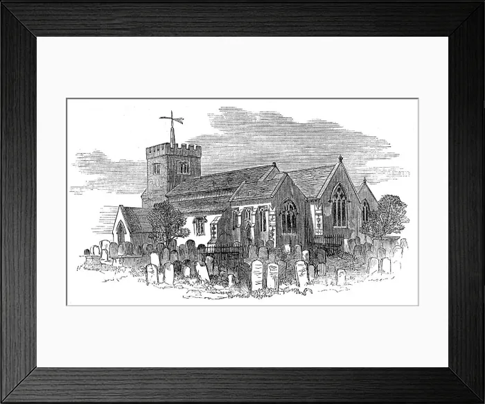 Framed Print : St. Nicholas Church, Brighton, 1872. Creator: Unknown Framed Print : St. Nicholas Church, Brighton, 1872. Creator: Unknown