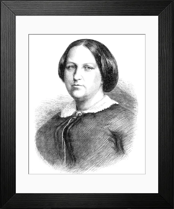 Framed Print : The Empress of Brazil, 1864. Creator: Unknown Framed Print : The Empress of Brazil, 1864. Creator: Unknown