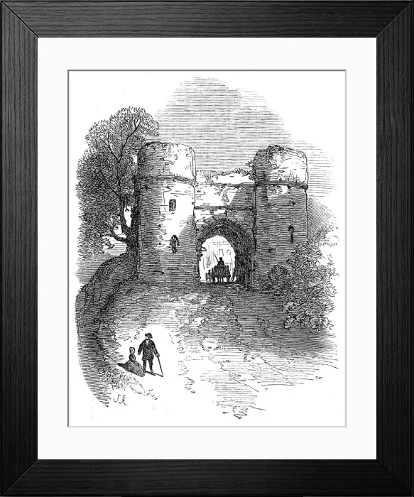 Framed Print : Strand Gate, Winchelsea, Sussex, 1872. Creator: Unknown Framed Print : Strand Gate, Winchelsea, Sussex, 1872. Creator: Unknown