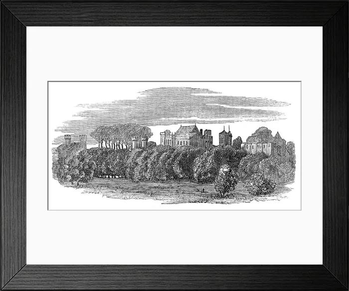 Framed Print : Battle Abbey, Sussex, 1872. Creator: Unknown Framed Print : Battle Abbey, Sussex, 1872. Creator: Unknown