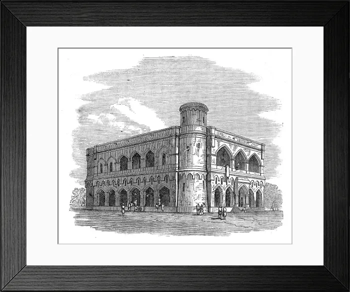 Framed Print : Christian Vernacular Society's Training Institution at Umritsur, 1872. Creator: Unknown Framed Print : Christian Vernacular Society's Training Institution at Umritsur, 1872. Creator: Unknown