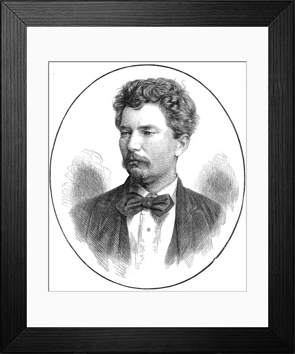 Framed Print : Mr. H. M. Stanley, of New York, the finder of Dr. Livingstone, 1872. Creator: Unknown Framed Print : Mr. H. M. Stanley, of New York, the finder of Dr. Livingstone, 1872. Creator: Unknown