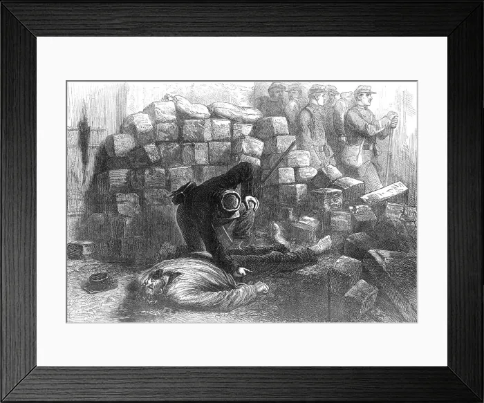 Framed Print : The last perquisition, 1871. Creator: Unknown Framed Print : The last perquisition, 1871. Creator: Unknown