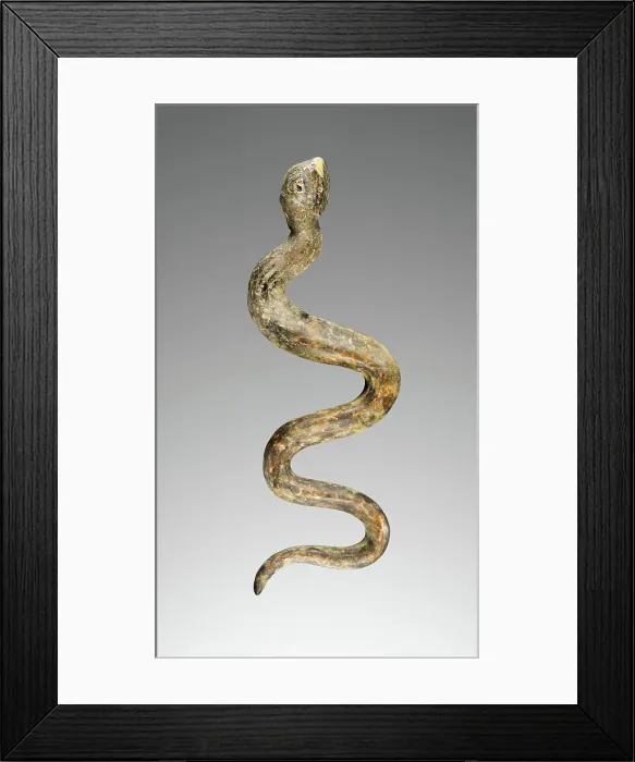 Framed Print : Snake, A.D. 1-100. Creator: Unknown Framed Print : Snake, A.D. 1-100. Creator: Unknown