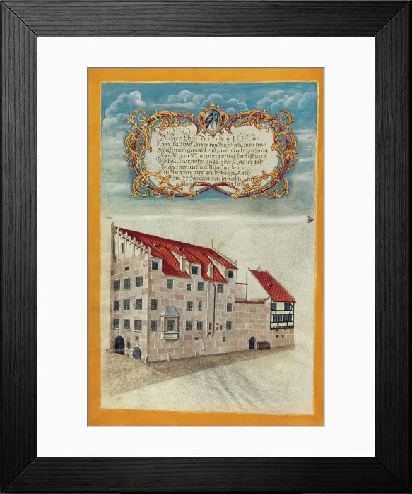 Framed Print : The Nuremberg Residence of the Derrer Family, about 1626-1711. Creator: Georg Strauch Framed Print : The Nuremberg Residence of the Derrer Family, about 1626-1711. Creator: Georg Strauch