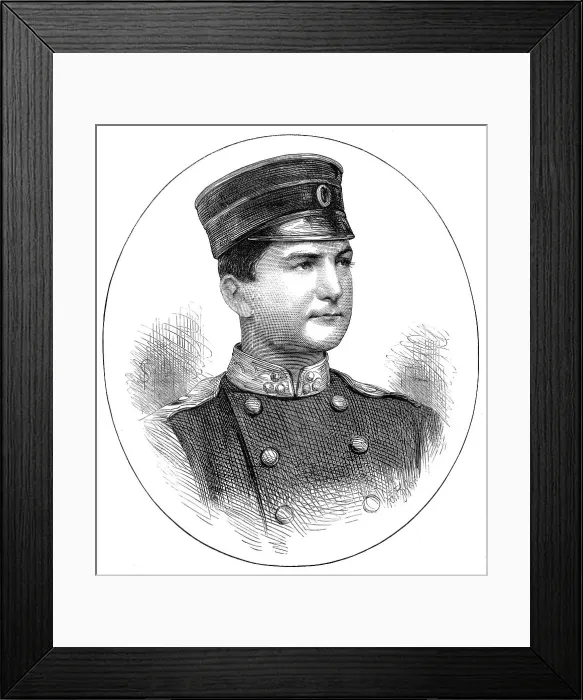 Framed Print : Milan Obrenovics IV. Prince of Servia, 1872. Creator: Unknown Framed Print : Milan Obrenovics IV. Prince of Servia, 1872. Creator: Unknown