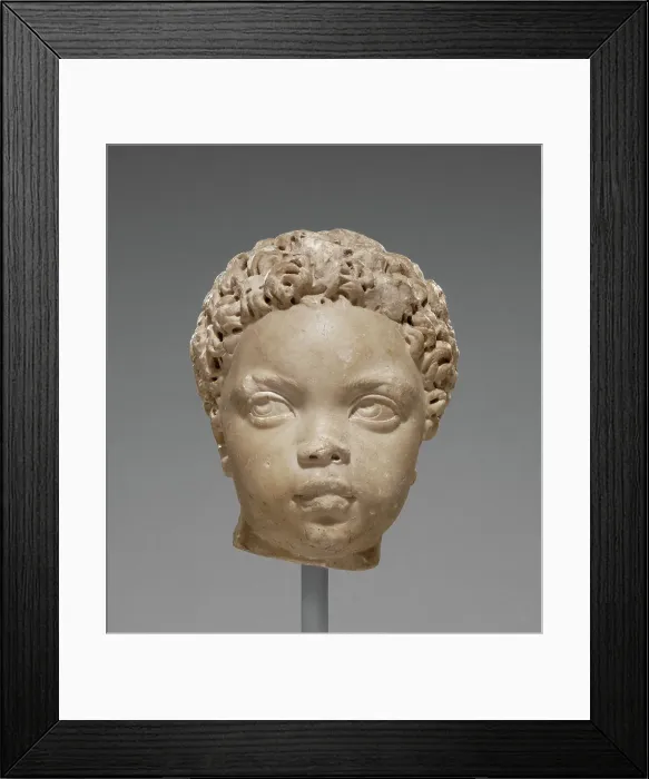 Framed Print : Portrait of a Child, A.D. 150-200. Creator: Unknown Framed Print : Portrait of a Child, A.D. 150-200. Creator: Unknown