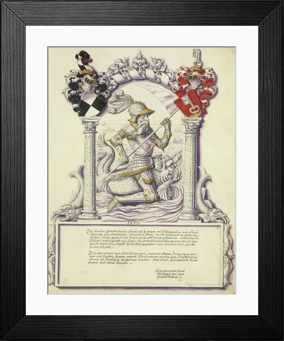 Framed Print : Eitelfriedrich II Hohenzollern, about 1572. Creator: Jorg Ziegler Framed Print : Eitelfriedrich II Hohenzollern, about 1572. Creator: Jorg Ziegler