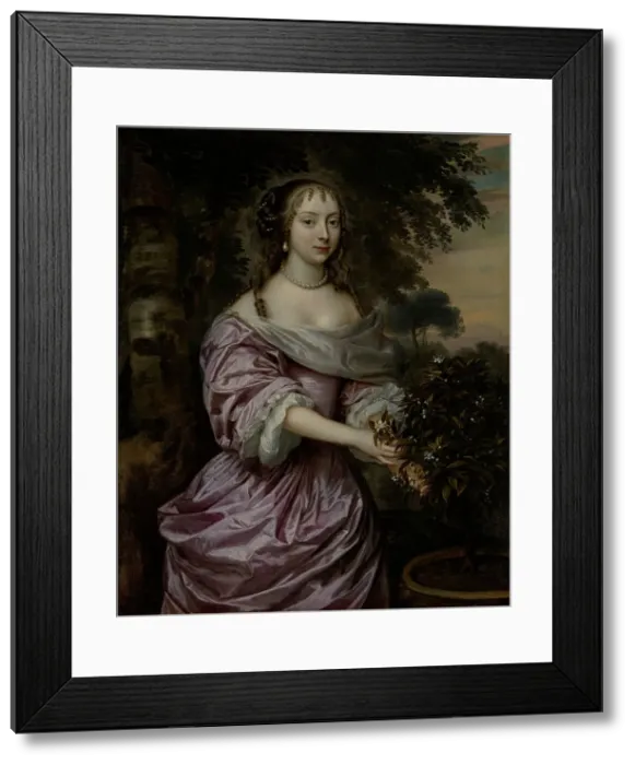 Framed Print : Portrait of a Woman, 1660s. Creator: Jan Mytens Framed Print : Portrait of a Woman, 1660s. Creator: Jan Mytens
